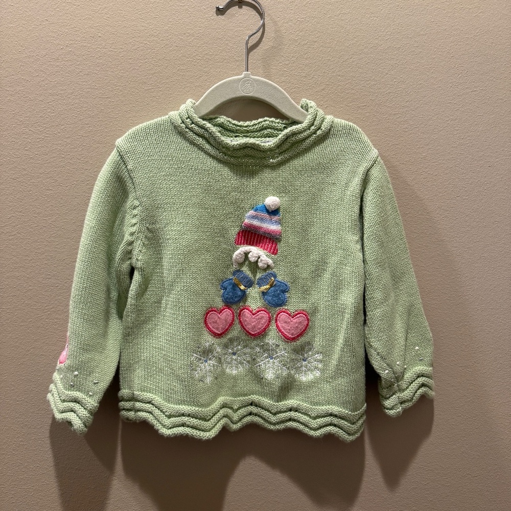 Company Kids Holiday Sweater | Size 3T | Green